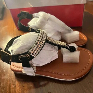 Toddler Girls Size 6 Bling Sandals